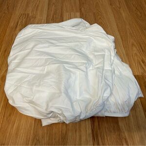 Resident Bedding White Queen Sheet Set Fitted Sheet & 2 Standard Pillow Cases